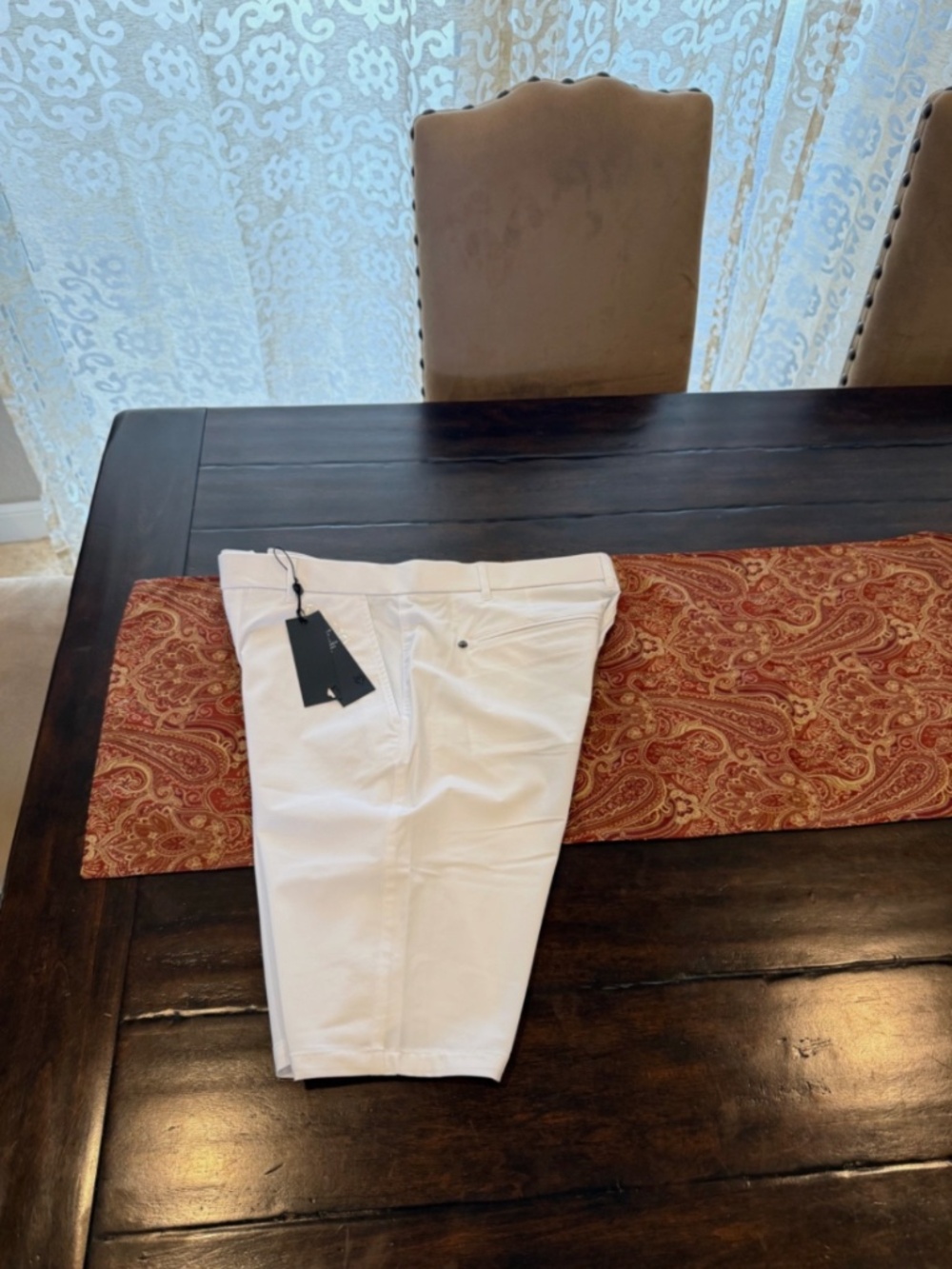 Greyson Men's Size 38 Arctic White Montauk Shorts MSRP $130